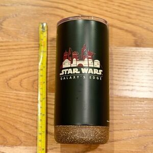 NWT Rare Star Wars Galaxy's Edge Black and Brown Tumbler with Aurebesh